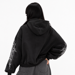 Y2K Fleece Zip-Up Hoodie