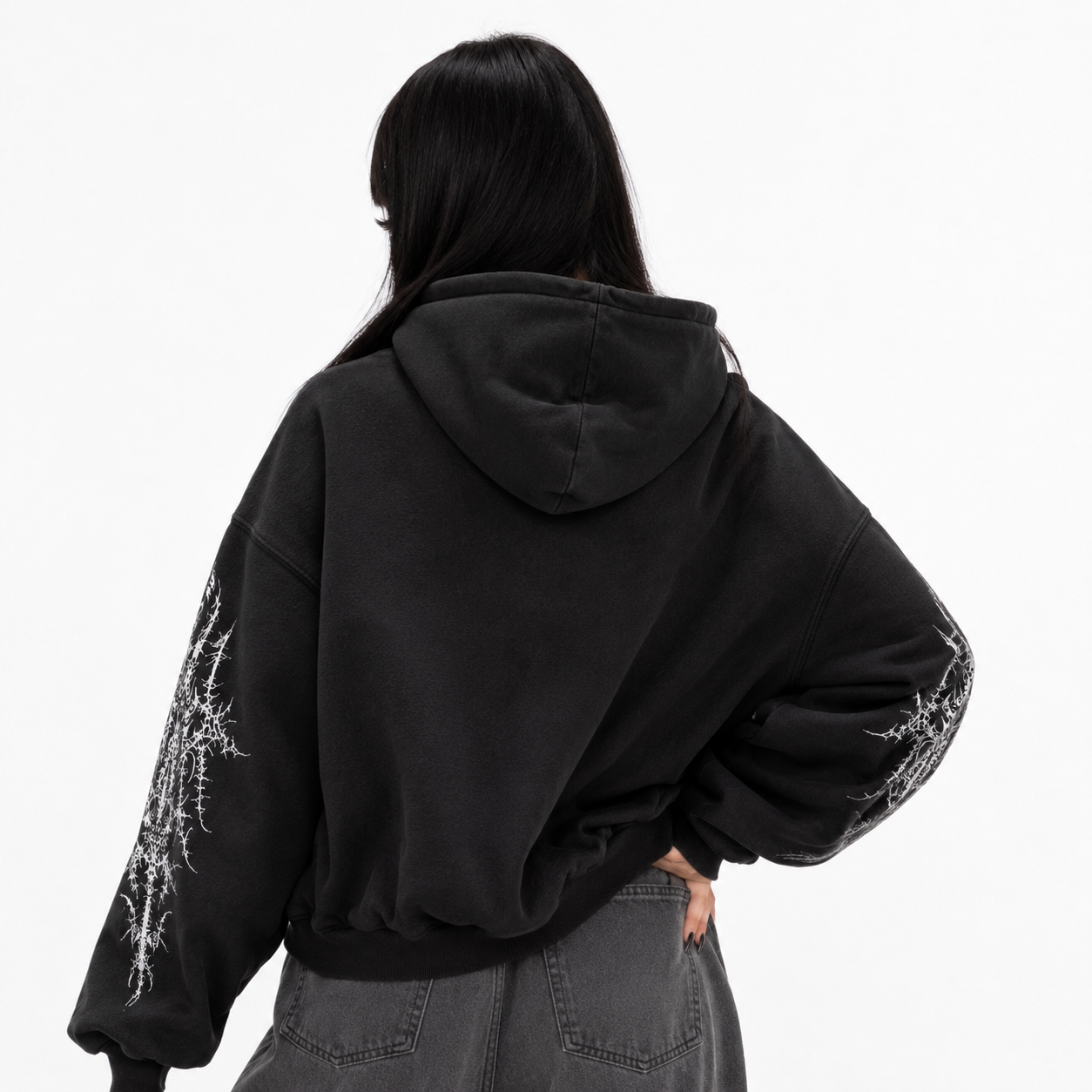 Y2K Fleece Zip-Up Hoodie