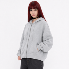Y2K Fleece Zip-Up Hoodie