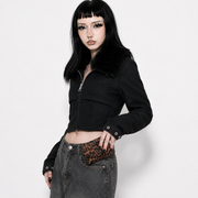 Y2K Metal Stud Shoulder Bag