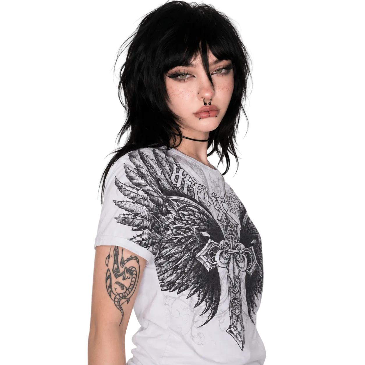 American Skull Oversized Tee