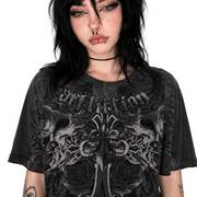 American Skull Oversized Tee