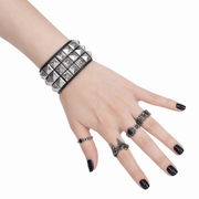 Goth Spike Stud Wrist Cuff Bracelet