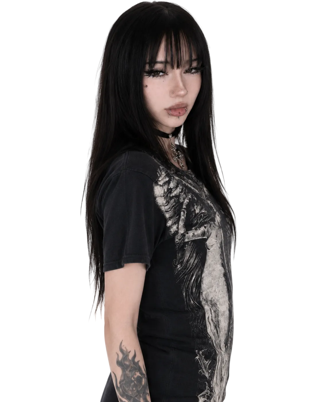 American Skull Oversized Tee