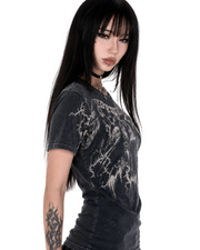American Skull Oversized Tee