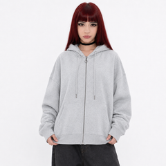 Y2K Fleece Zip-Up Hoodie