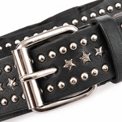 Rivet Punk Belt - Studded Goth Waist Belt