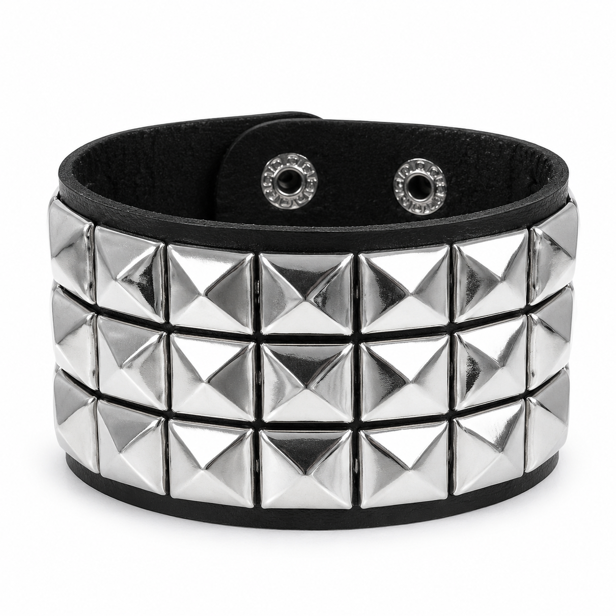 Goth Spike Stud Wrist Cuff Bracelet
