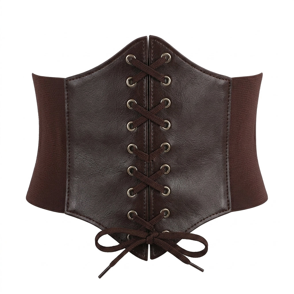Black Waist Corset Belt