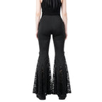 Black Gothic Flare Pants