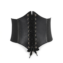 Black Waist Corset Belt