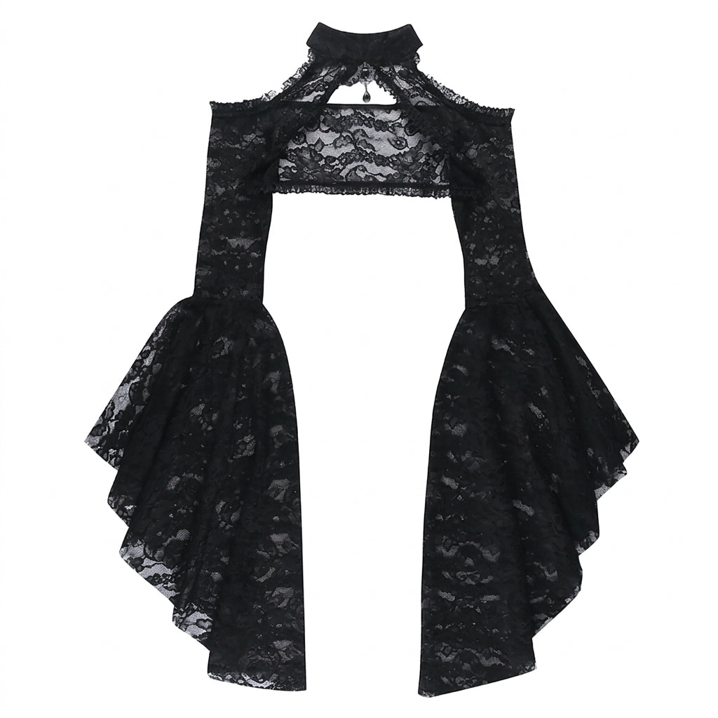 Black Lace Bolero Shrug