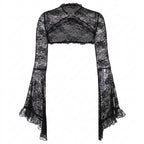 Gothic Lace Sleeve Top