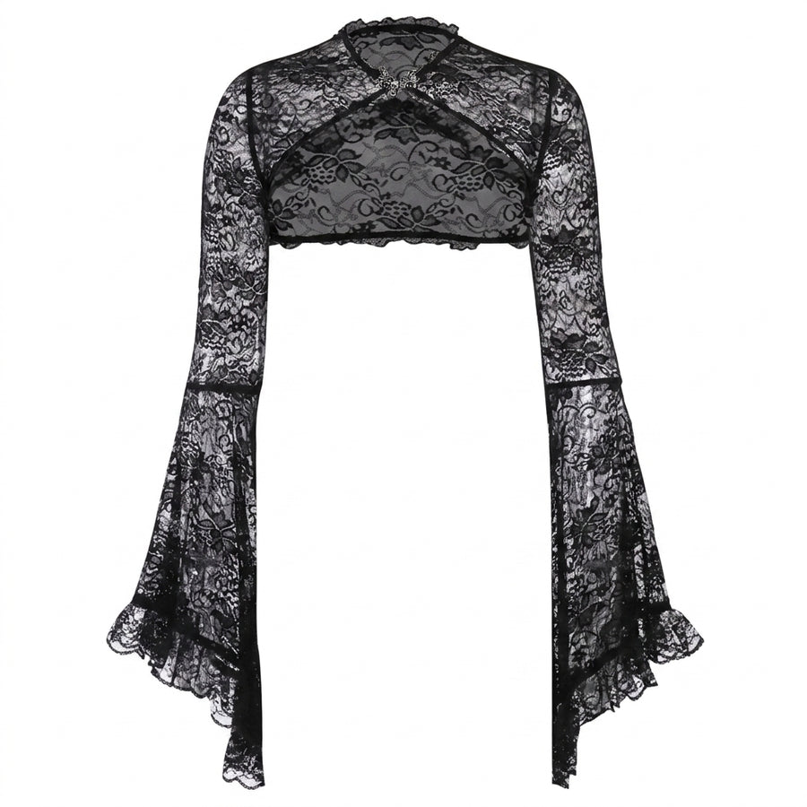 Gothic Lace Sleeve Top