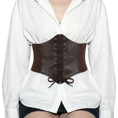 Black Waist Corset Belt