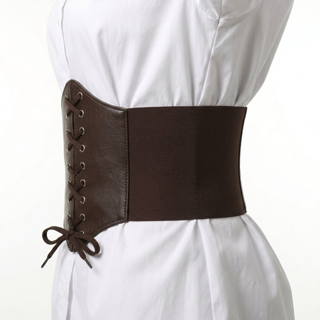 Black Waist Corset Belt