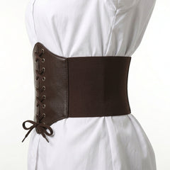 Black Waist Corset Belt