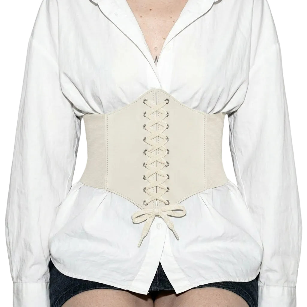 Black Waist Corset Belt