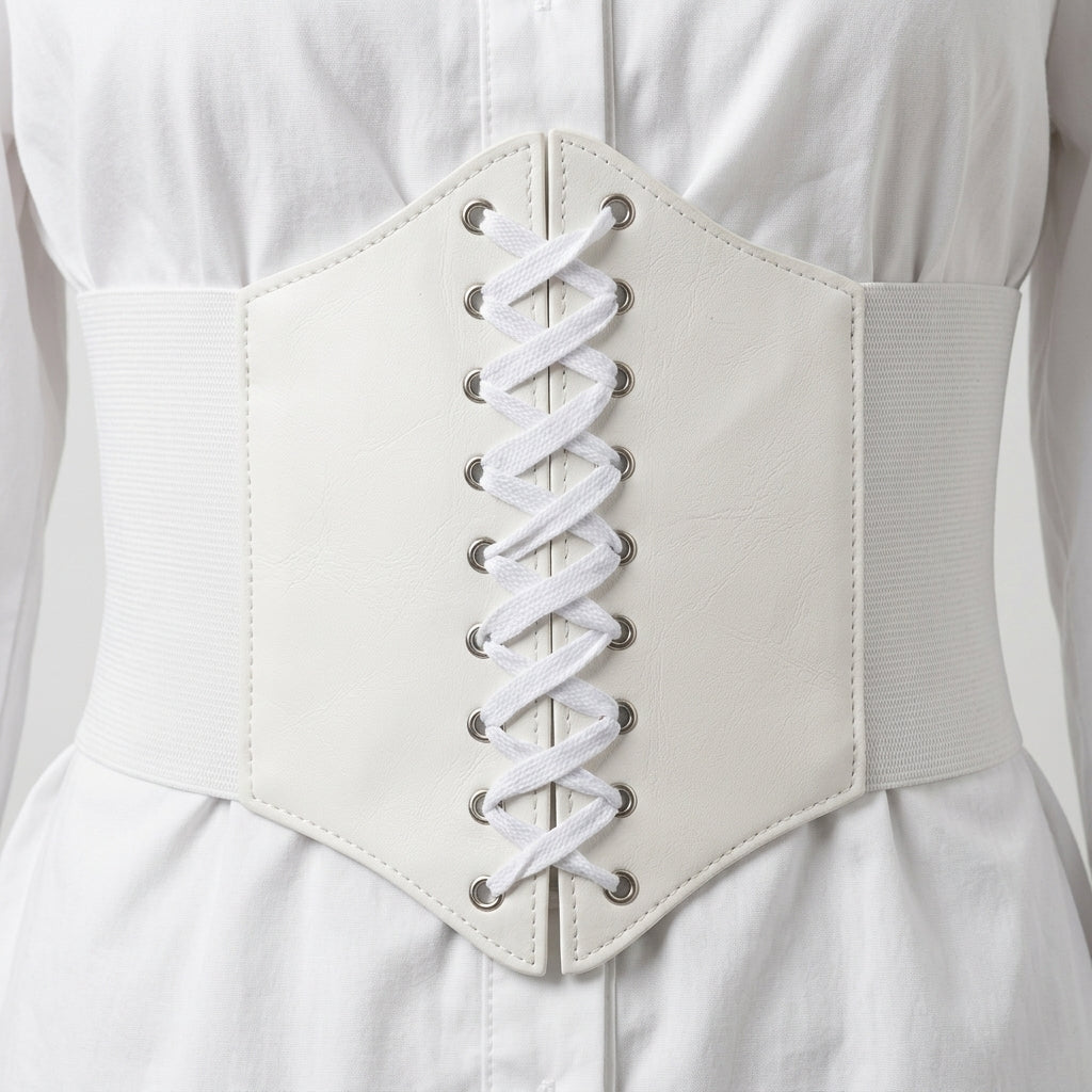 Black Waist Corset Belt