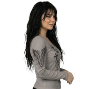 Cross Wings Long Sleeve Tee