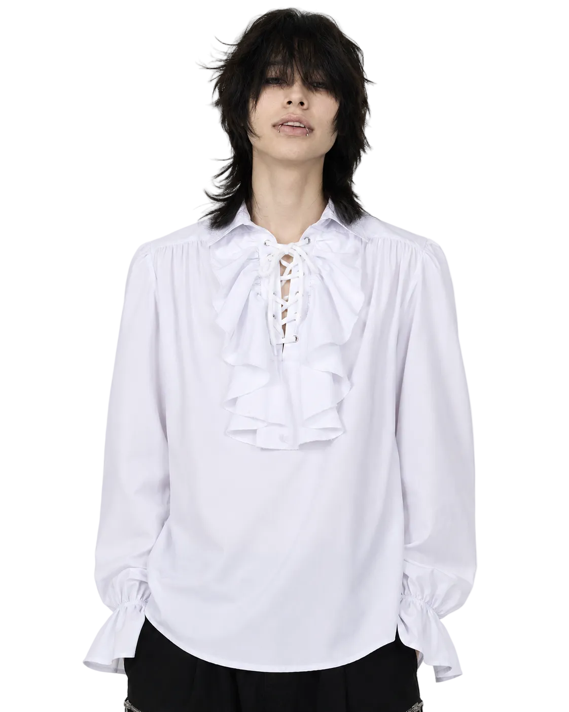 Victorian ruffle poet shirt