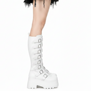 Gothic Knee-High Platform Boots