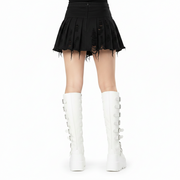 Gothic Knee-High Platform Boots