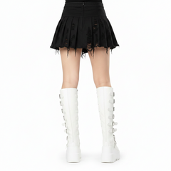 Gothic Knee-High Platform Boots