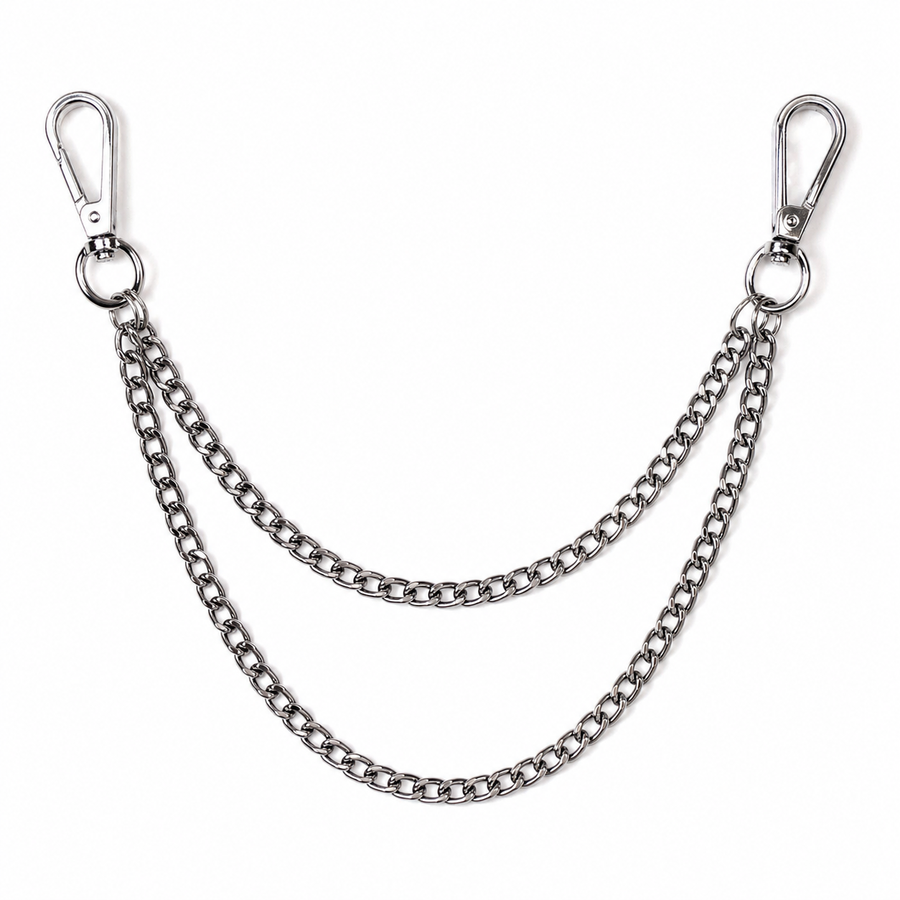 Metal Punk Layered Waist Chain