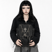 Grunge Rivet Gothic Backpack