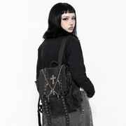 Grunge Rivet Gothic Backpack