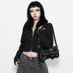 Punk Rivet Buckle Shoulder Bag