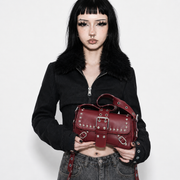 Punk Rivet Buckle Shoulder Bag