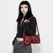 Punk Rivet Buckle Shoulder Bag