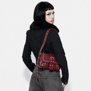Punk Rivet Buckle Shoulder Bag