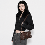 Punk Rivet Buckle Shoulder Bag
