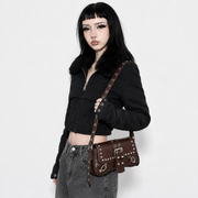 Punk Rivet Buckle Shoulder Bag