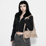 Punk Rivet Buckle Shoulder Bag