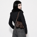 Punk Rivet Buckle Shoulder Bag