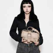 Punk Rivet Buckle Shoulder Bag