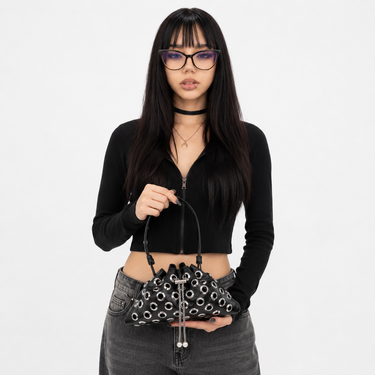 Studded handbag product image