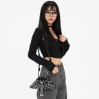 Y2K Metal Stud Shoulder Bag