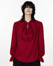 Victorian ruffle poet shirt