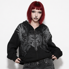 Y2K Fleece Zip-Up Hoodie