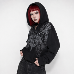 Y2K Fleece Zip-Up Hoodie