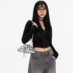 Y2K Metal Stud Shoulder Bag