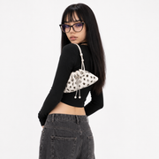 Y2K Metal Stud Shoulder Bag