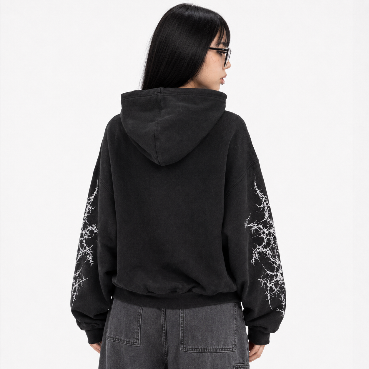 Y2K Fleece Zip-Up Hoodie