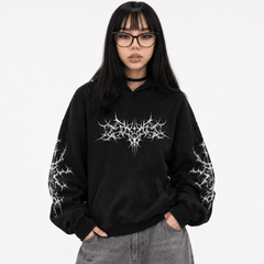 Y2K Fleece Zip-Up Hoodie