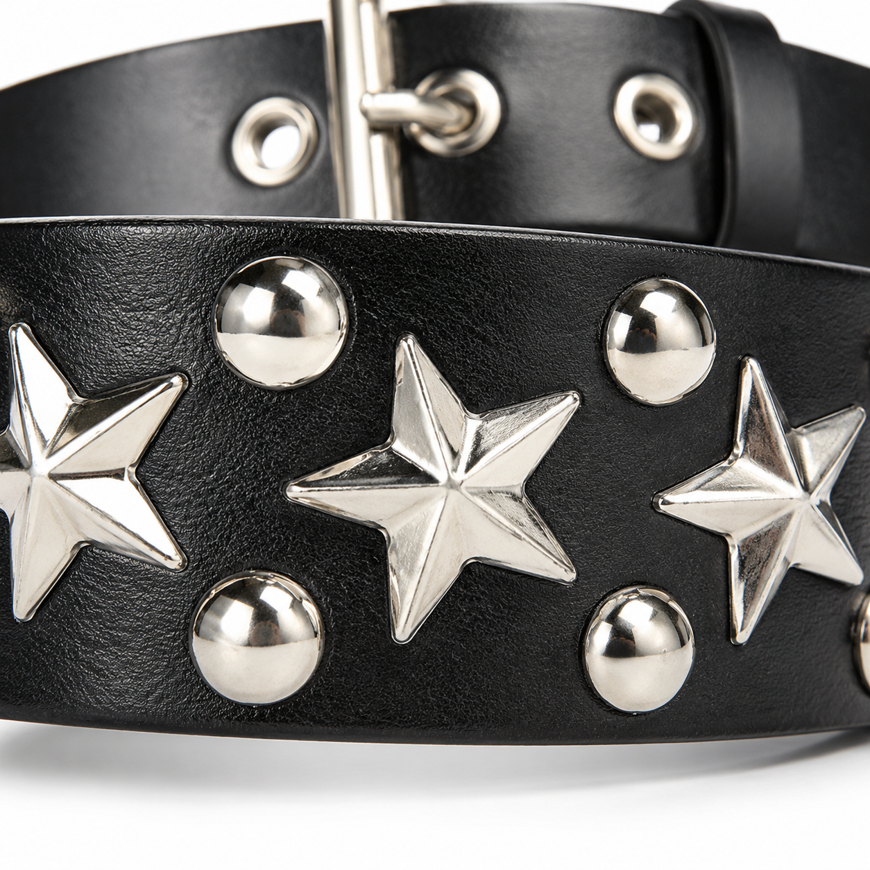 Rivet Punk Belt - Studded Goth Waist Belt